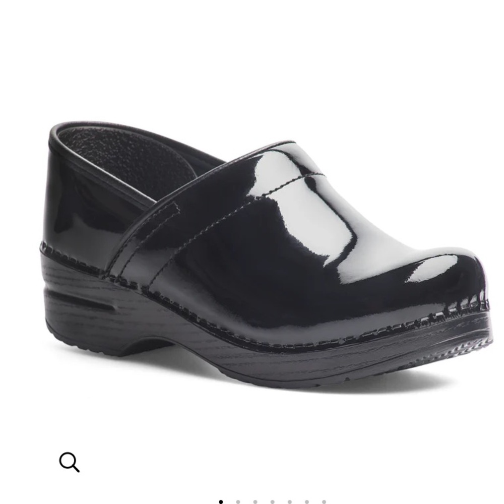 Dansko Glossy Black Clogs